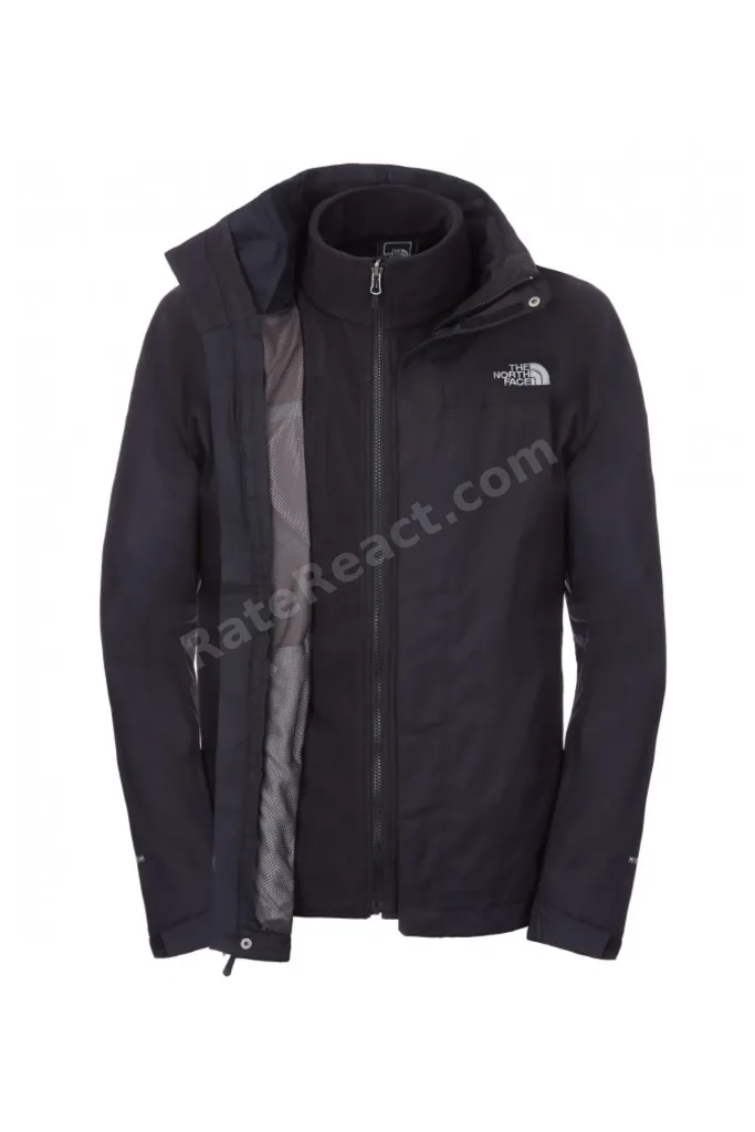 Evolve II Triclimate 3in1 Erkek Ceket Siyah T0CG55JK3 Siyah-XL