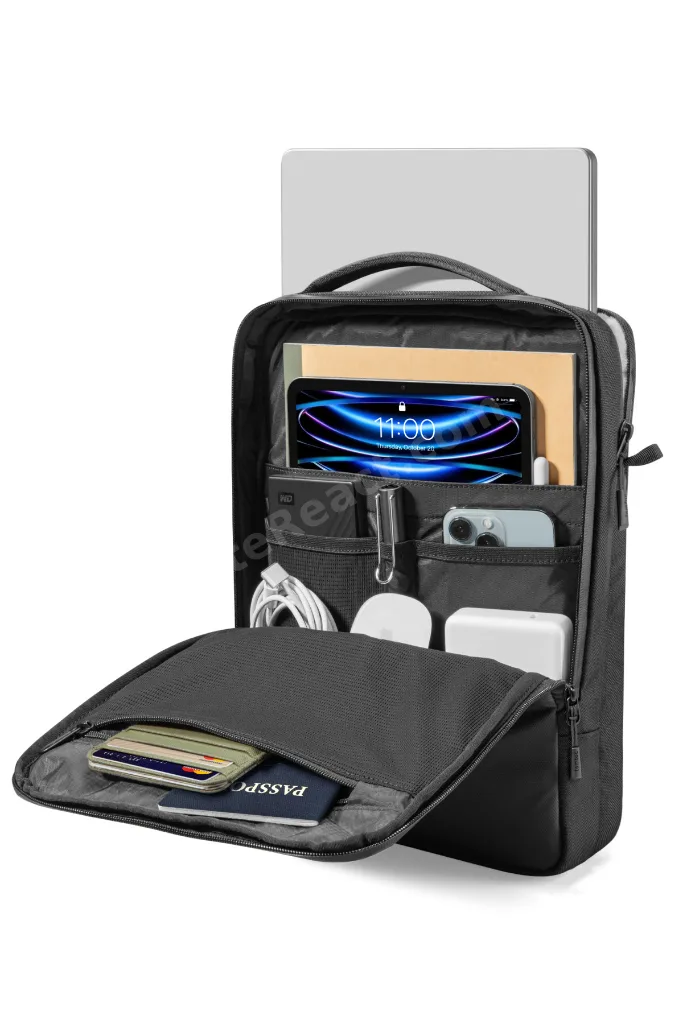 Defenderace H14 13.5 - 14.4 Inç Siyah Omuz Askılı Laptop Notebook Çantası - A04d2d1