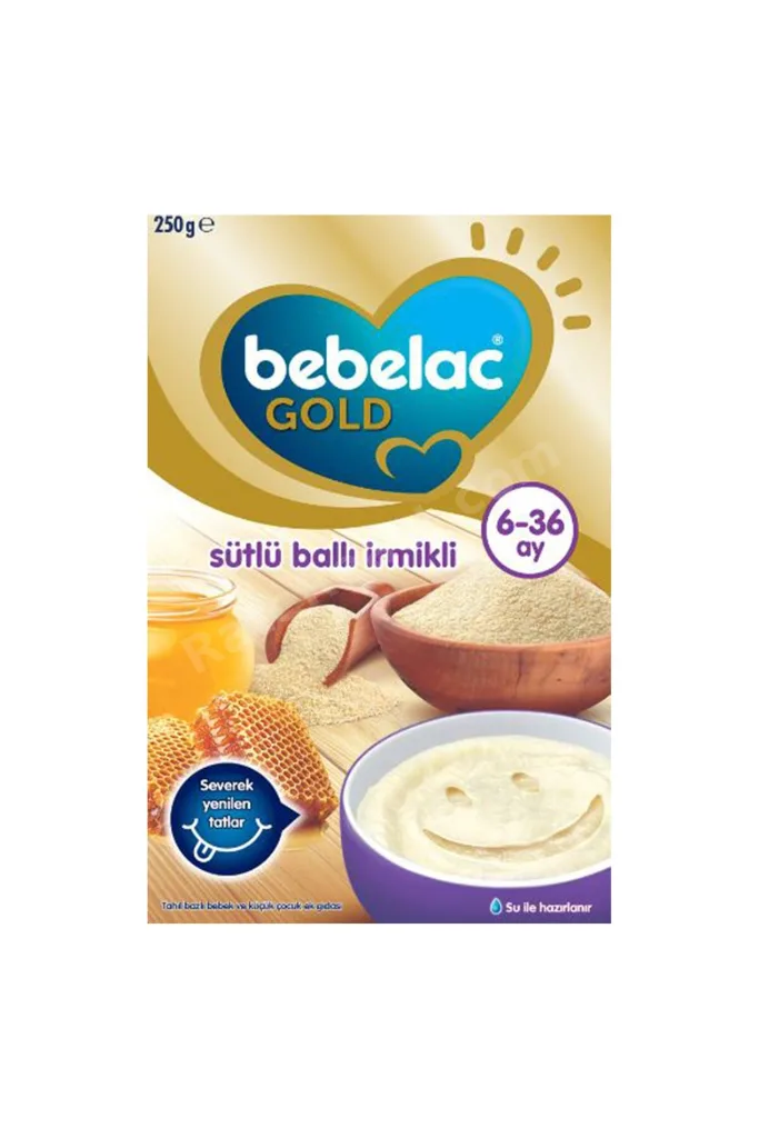 Gold Sütlü Ballı İrmikli Ek Gıda 250 G x 6 Adet