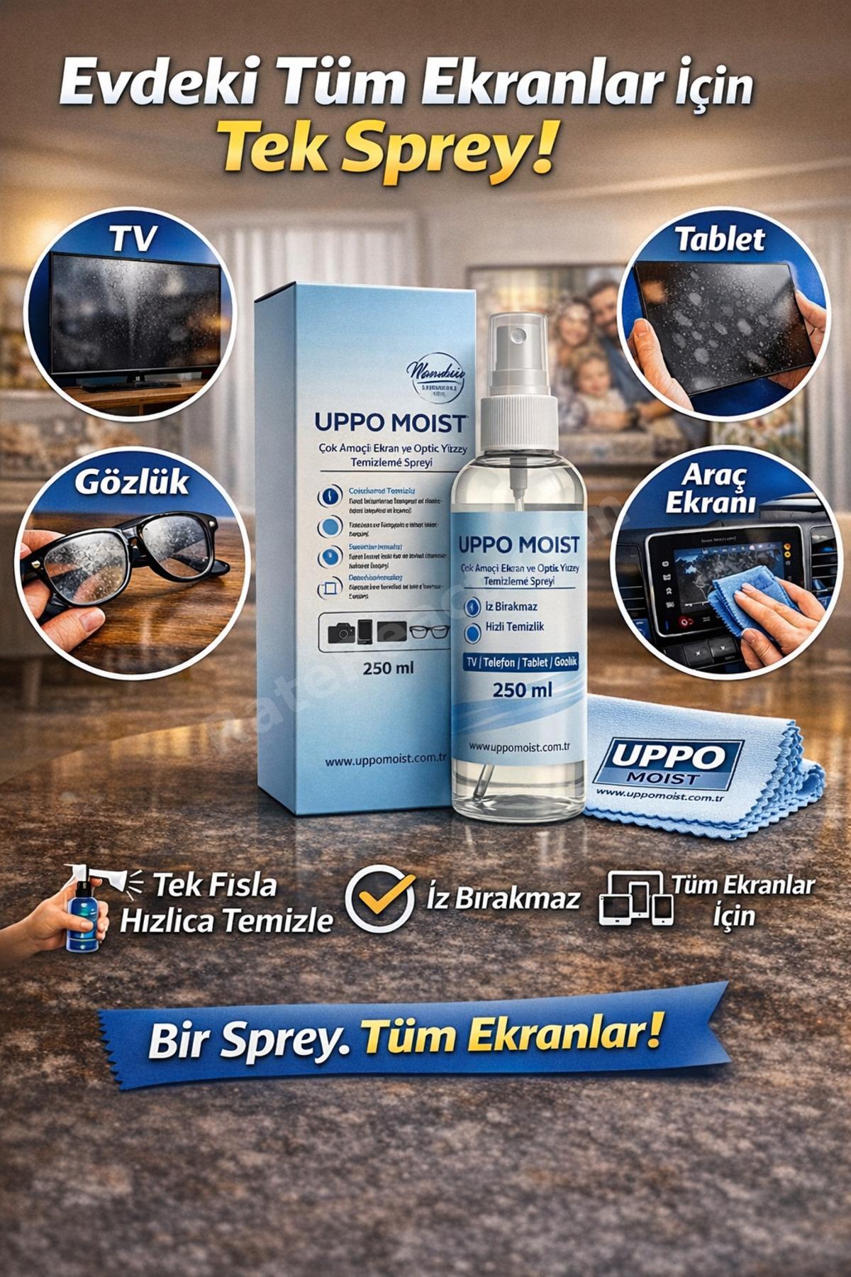 250 ml Dijital araç kopkid ve araç ekranları temizleme spreyi ipek bez hediye