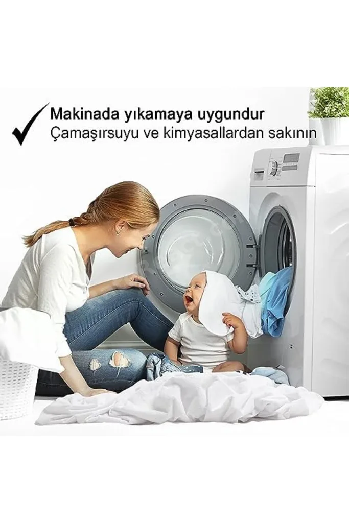 Vionel %100 Pamuklu, Sıvı Geçirmez Bebek Alezi,Bebek Alez Yatak Koruyucu, Çocuk Yatak Koruyucu Alezi