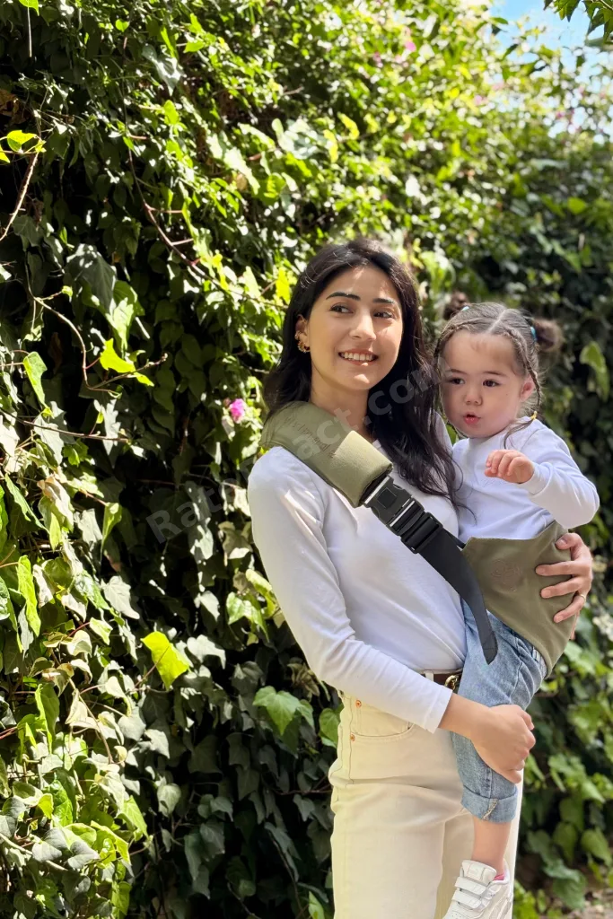 Vivihug Sling Bebek Çocuk Taşıma Çantası Kanguru 9-20 kg Doğal Kumaşlı Anne Yanı Taşıyıcı