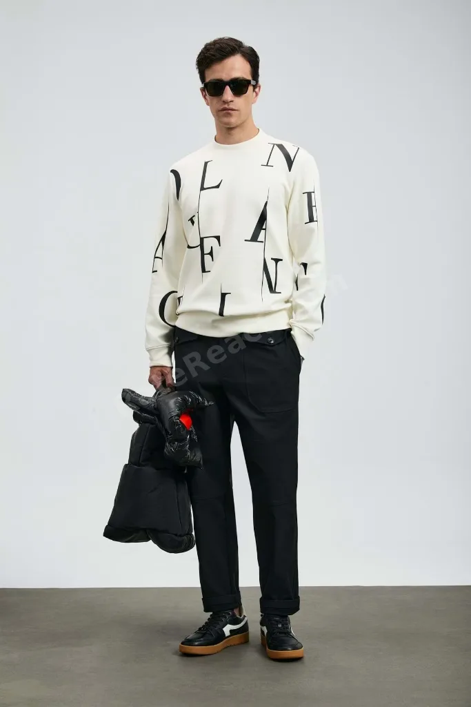 112030184 Tıffany Erkek Sweatshirt BEYAZ