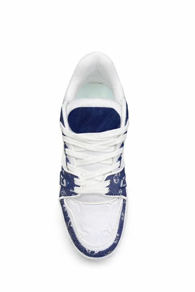 Unisex Mavi beyaz Sneaker