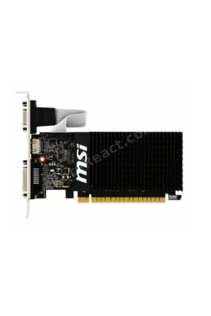 MSI GEFORCE GT710 2GD3H LP 2GB DDR3 64BIT 1XVGA 1XHDMI 1XDVI EKRAN KARTI