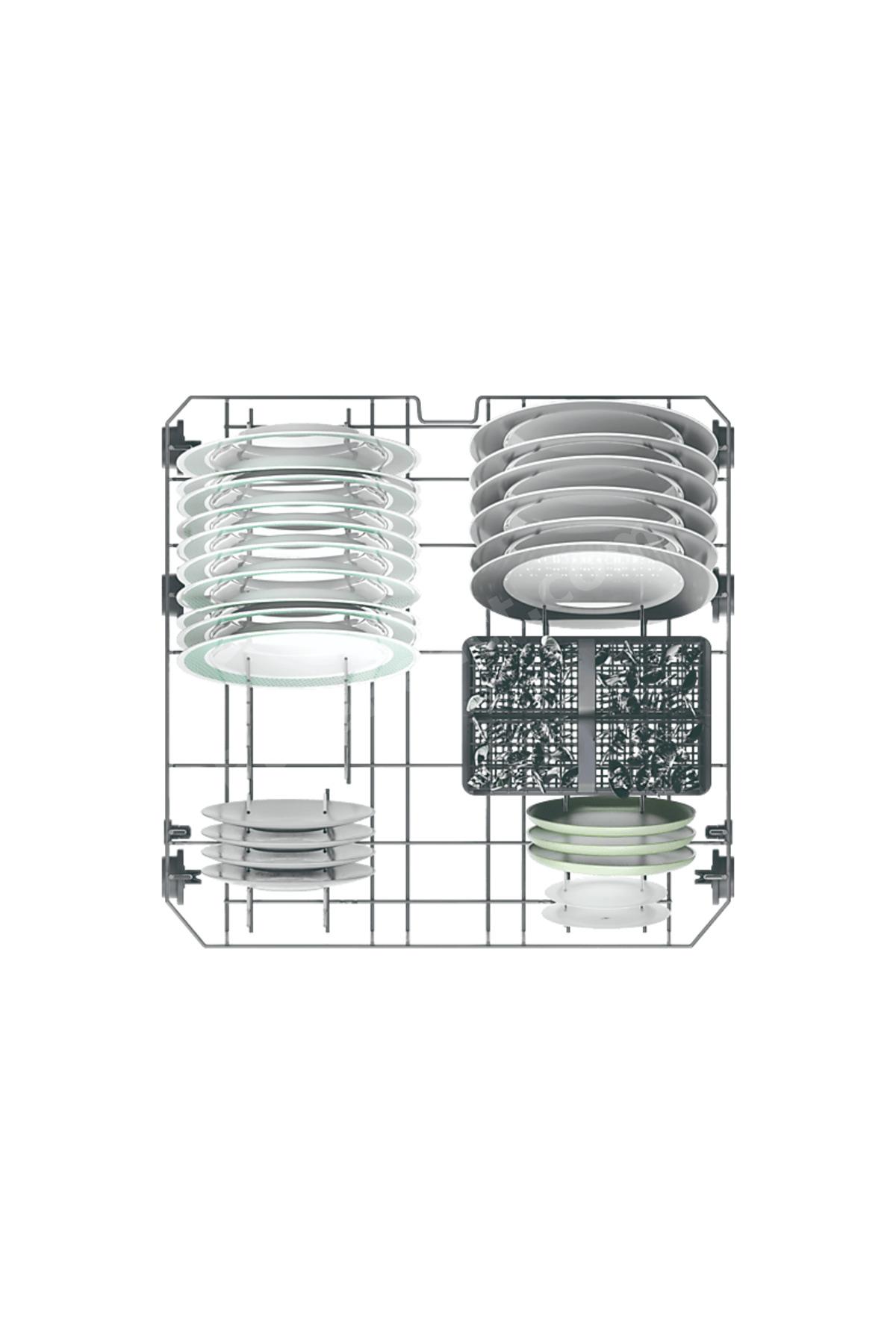 KDW 6025 E FS IN E Enerji Sınıfı 13 Kişilik 5 Programlı Bulaşık Makinesi Inox