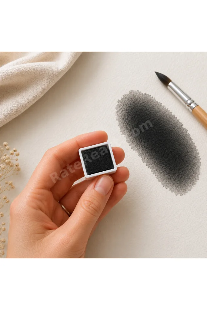 Yarım Tablet Sulu Boya - Siyah