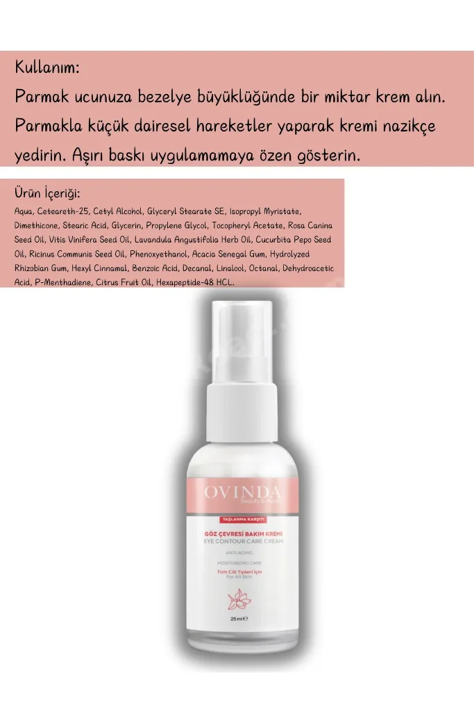 Göz Çevresi Bakım Kremi 25 ml