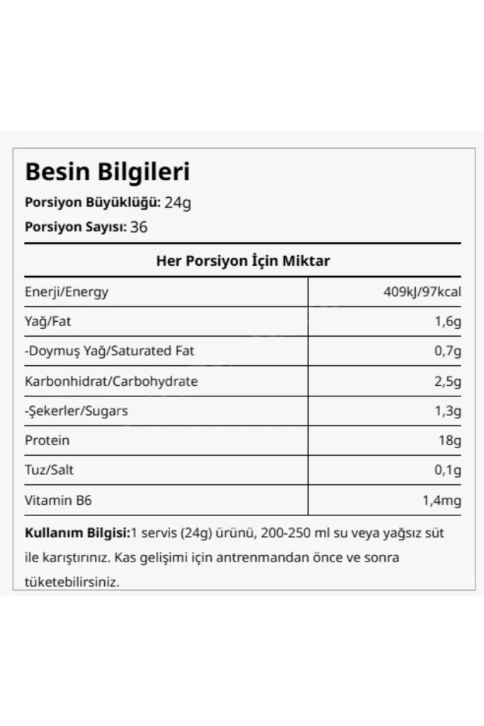 Premium Whey Protein Tozu Çikolatalı 36 Servis