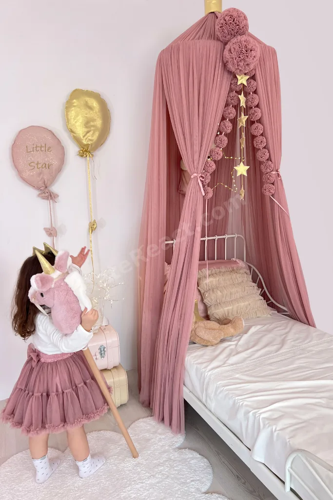 Tül Cibinlik Deluxe Dusty Rose