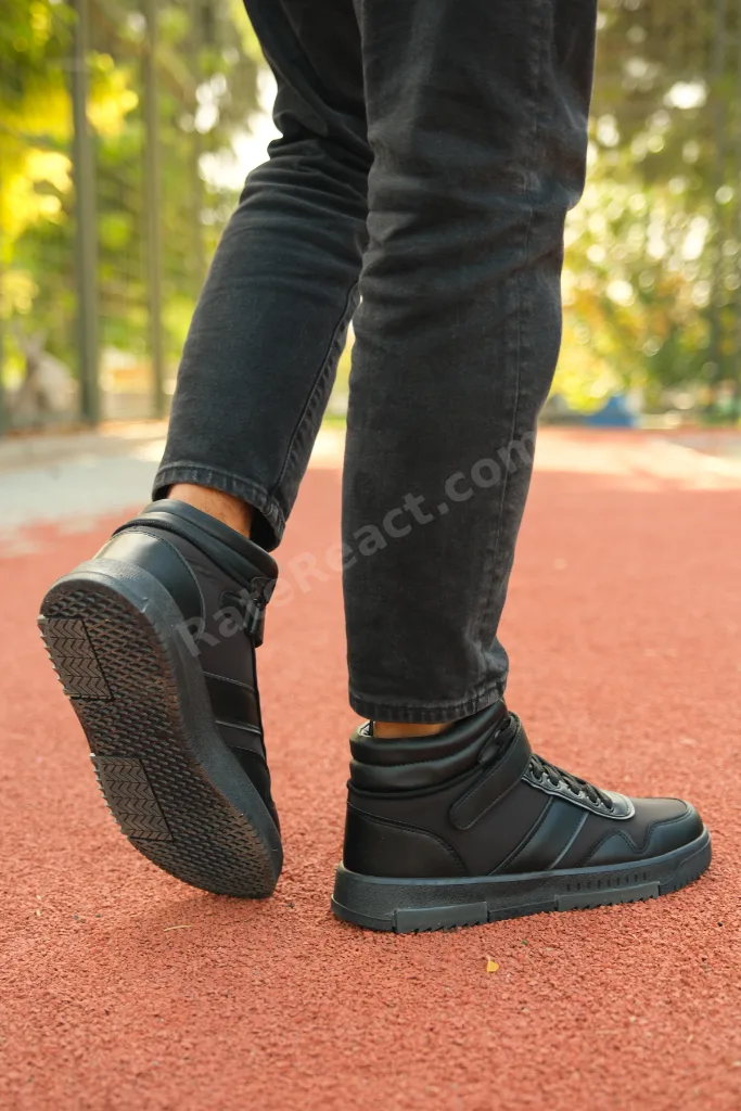Siyah Siyah Erkek Sneaker Bot 00122935