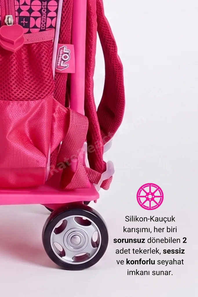 LOL Surprise BB Air Lisanslı Çıkarılabilir Çekçekli Kız Çocuk Okul Çantası 2183