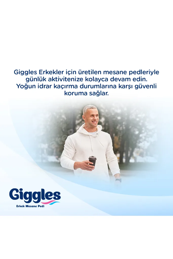 Yetişkin Erkek Mesane Pedi - L Beden - 1 Paket 20 Adet