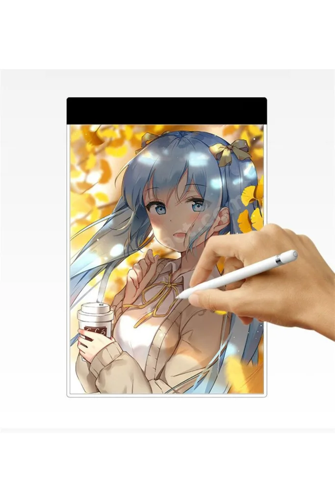 Çizim Yansıtma Tahtası A5 Led Işıklı Çizim Kopyalama Grafik Tahtası Çizim Grafik Tablet