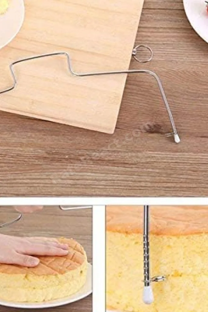Pasta Dilimleyici Paslanmaz Çelik Ayarlanabilir Model Dilimleyici Çok Amaçlı Kesme Aparatı Pasta Sanatı