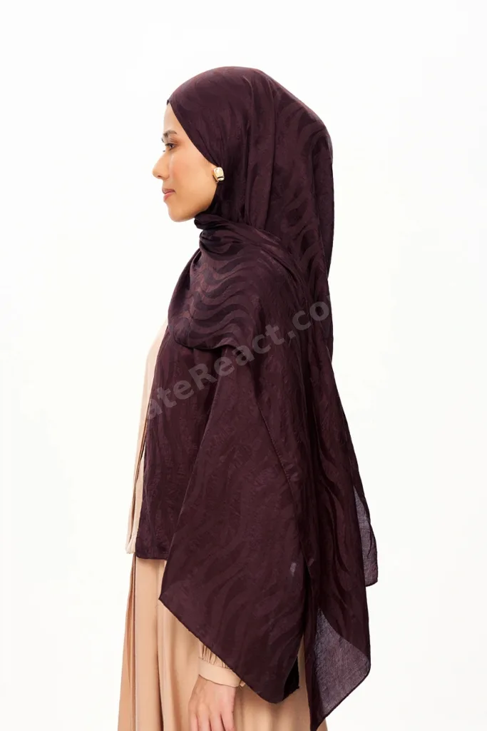 Sable Drift Premium Jakarlı Şal Mürdüm