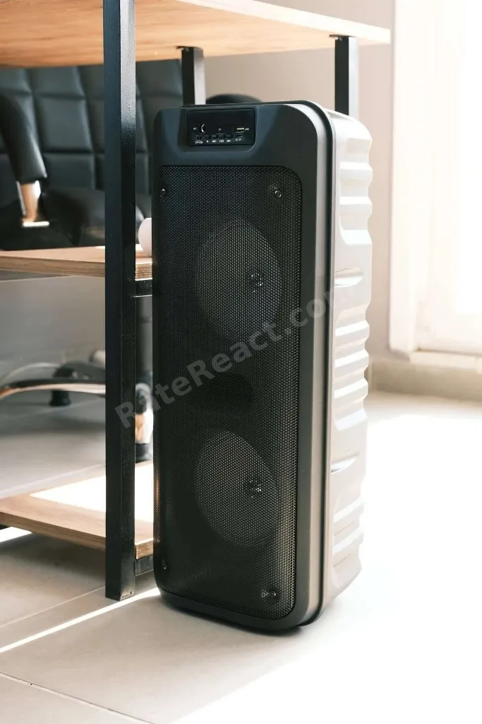 Ultra Büyük Çift Hoparlör Işıklı Mikrofonlu Fantastik Wireless Bluetooth Spaker Ses Topu