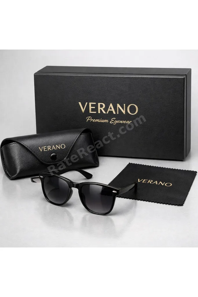 GLACIER Premium Gri Şeffaf Çerçeve Mavi Degrade Cam Unisex Kare Güneş Gözlüğü UV400