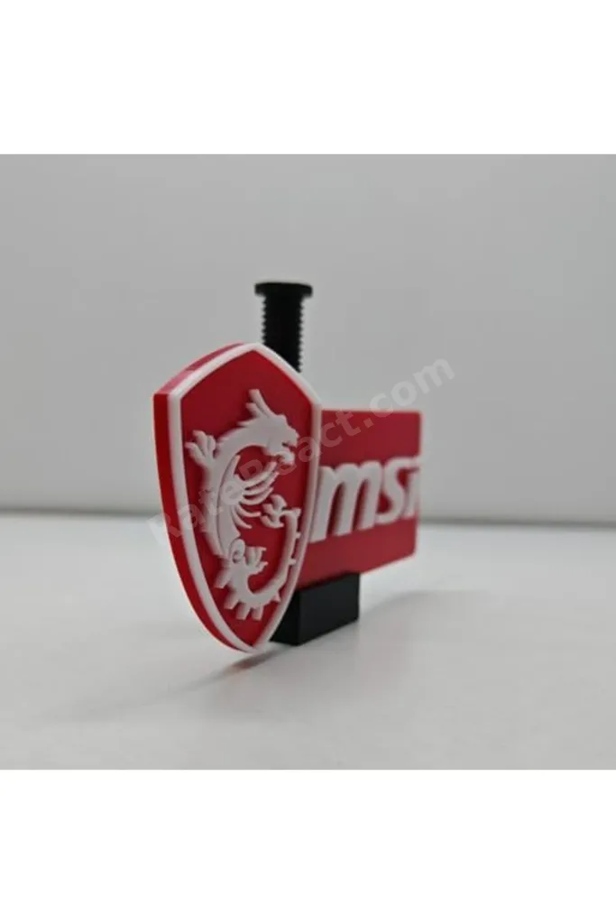 nht shop MSI Logolu Ayarlanabilir Ekran Kartı Tutucu - U Sarkma Önleyici Yükseklik Ayarlı Destek Apa