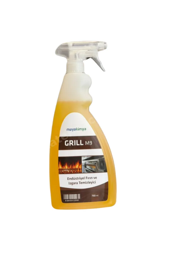 Grill M9 Endüstriyel Fırın, Ocak ve Izgara Yağ Çözücü - 750 ml