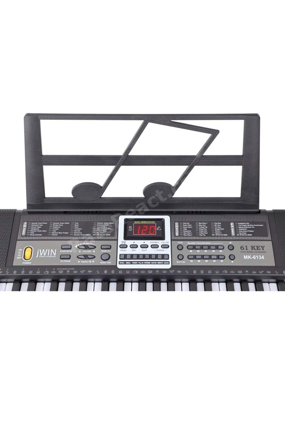 MK-6134 61 Tuşlu Elektronik Org (Mikrofon ve Adaptör Hediye)