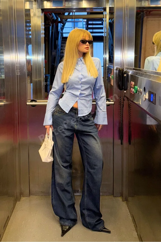 Baggy Fit Barrel Jean