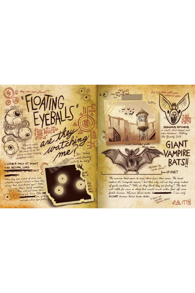 İngilizce Baskı: Gravity Falls: Journal 3 - Alex Hirsch (HARDCOVER) - Ingilizce