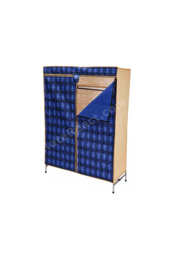 PORTATİF GARDROP METAL İSKELET - BEZ ÖRTÜ 42X105CM (4887) NemereHome