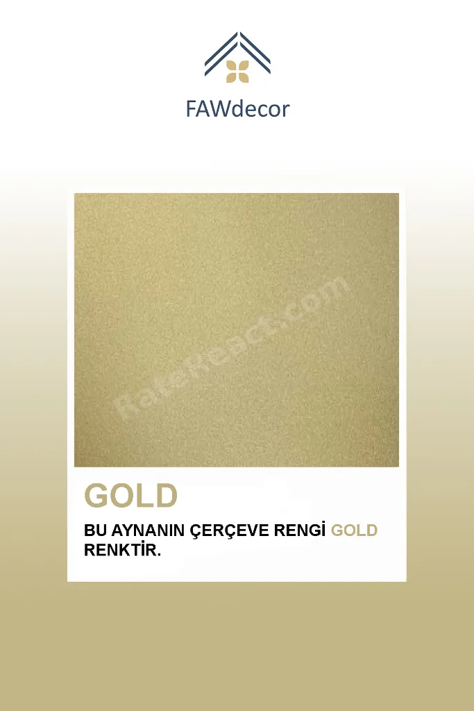 Premium Şık Ahşap Çerçeveli Asimetrik Ayna Ev Dekoru Estetik Duvar Aynası Banyo Aynası