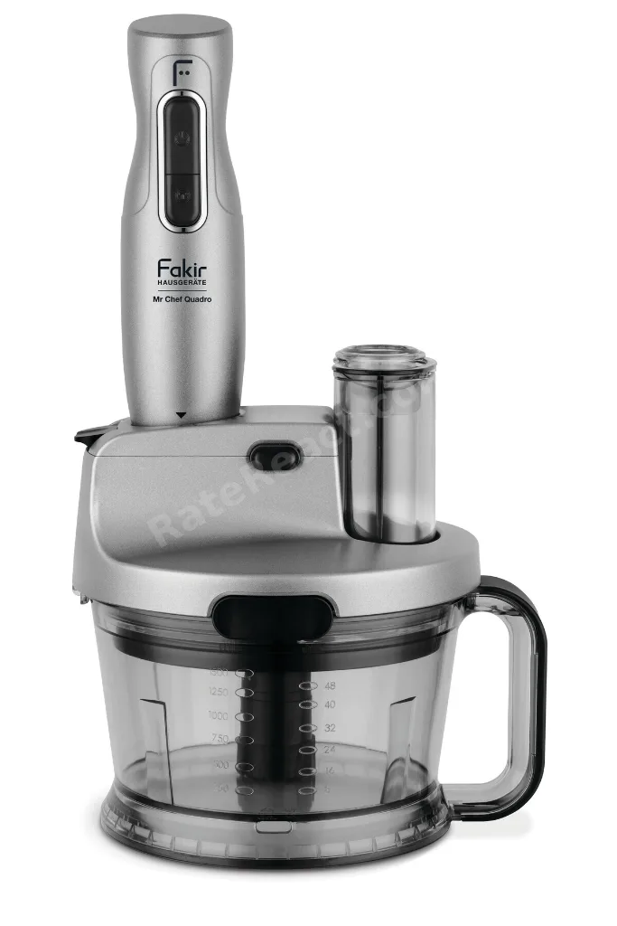 Mr Chef Quadro Silver 1000W Blender Set – 1500 ml Doğrayıcı Hazneli Çok Amaçlı Mutfak Robotu