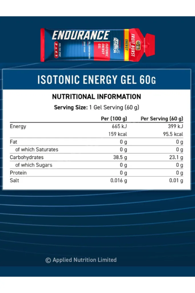 Endurance Energy Isotonic Energy Gel 60g X 20 Adet Enerji Jeli - Fruits Brust