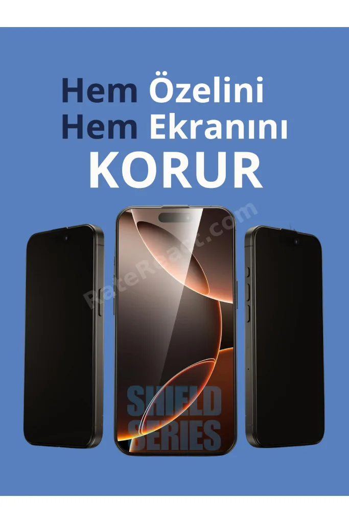 [Shield Hayalet] iPhone 17 Pro Uyumlu Hayalet ESD Anti-Statik Temperli Cam Ekran Koruyucu