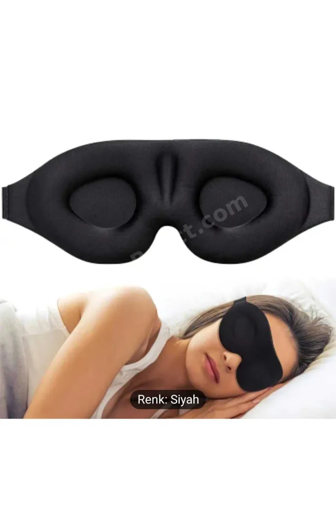 3D Uyku Göz Bandı Işığı %100 Engeller