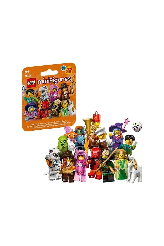 Minifigures Seri 29 71052 Aksesuarlarıyla Birlikte Gelen 12 Karakterden 1'ini İçeren Yaratıcı Oyuncak Yapım Seti, (8 Parça) 1 ADET