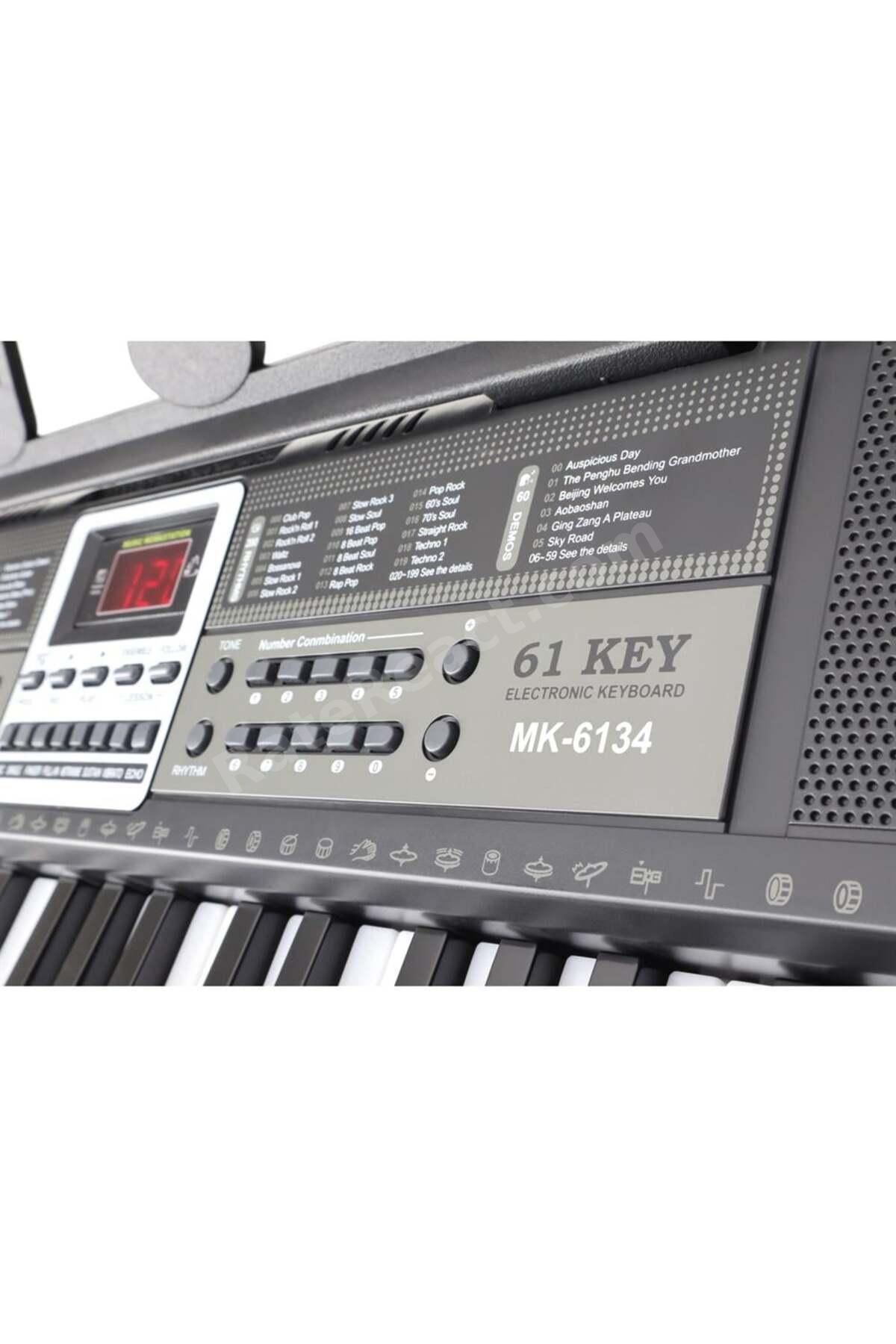 MK-6134 61 Tuşlu Elektronik Org (Mikrofon ve Adaptör Hediye)