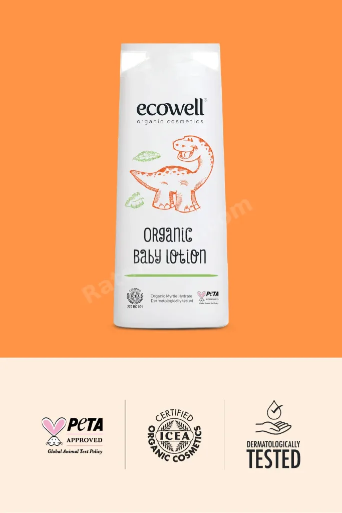 Bebek Yüz & Vücut Losyonu Set, Organik & Vegan Sertifikalı, Nemlendirici Krem, Parabensiz 2x300ml