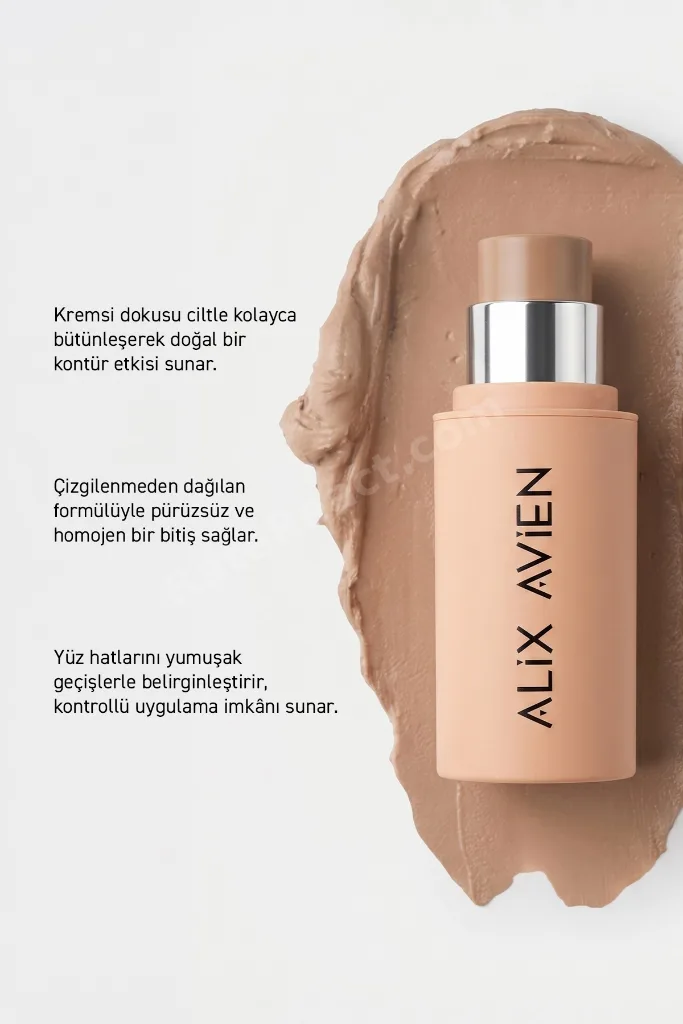 Katmanlanabilir Kremsi Dokulu Nemlendirici E Vitaminli Stick Kontür - Stick Contour 302 Cool Brown