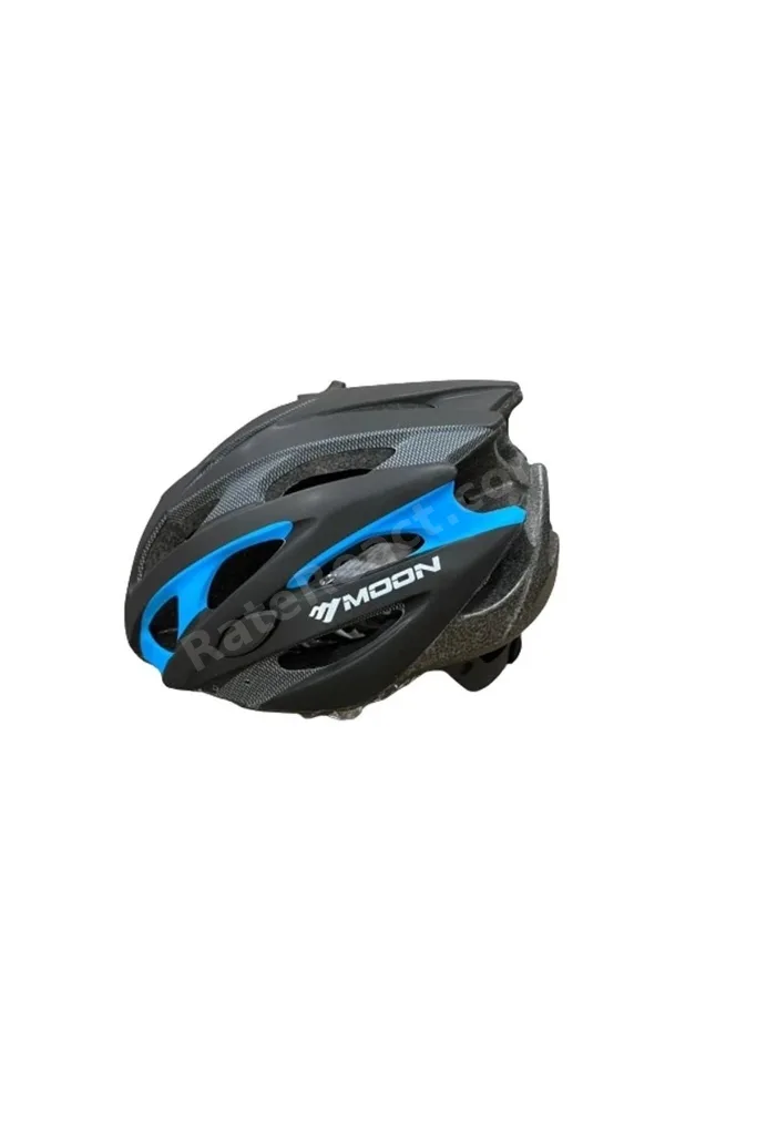 Mv-29 Kask Işıklı - Mat Siyah Carbon Mavi - L