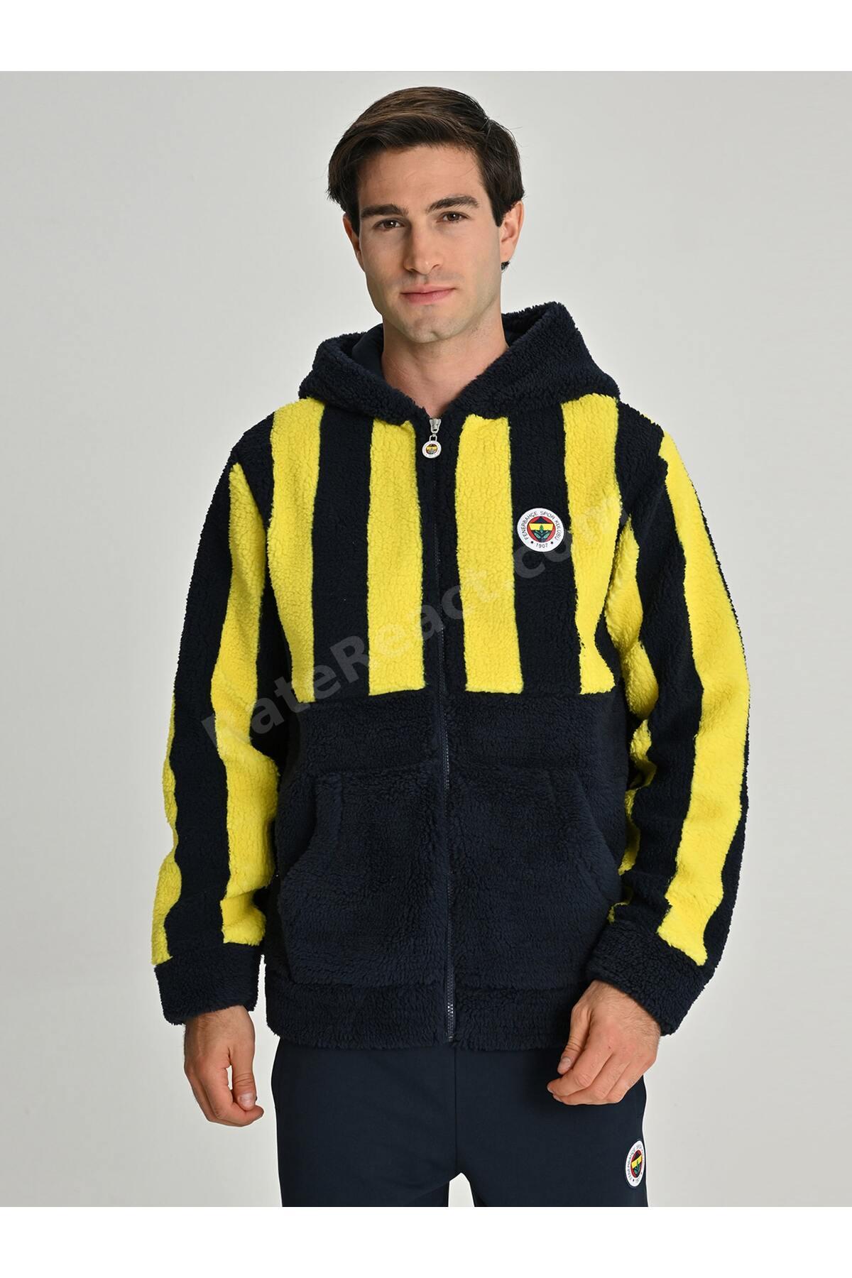 ERKEK TRIBUN ÇUBUKLU PELUŞ SWEAT