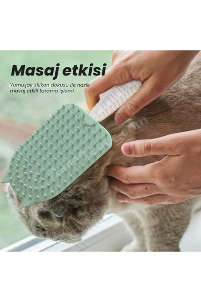 TTKTEKNOLOJİ Silikon Tüy Toplayıcı Tarak, Kedi Tarağı, Kedi Fırçası, Evcil Hayvan Bakım Tarağı, Tüy