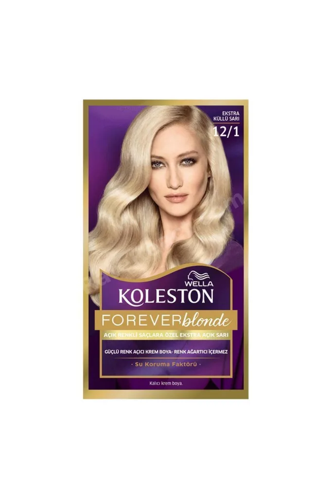 Koleston Supreme Kit Saç Boyası 12/1 Ekstra Küllü Sarı