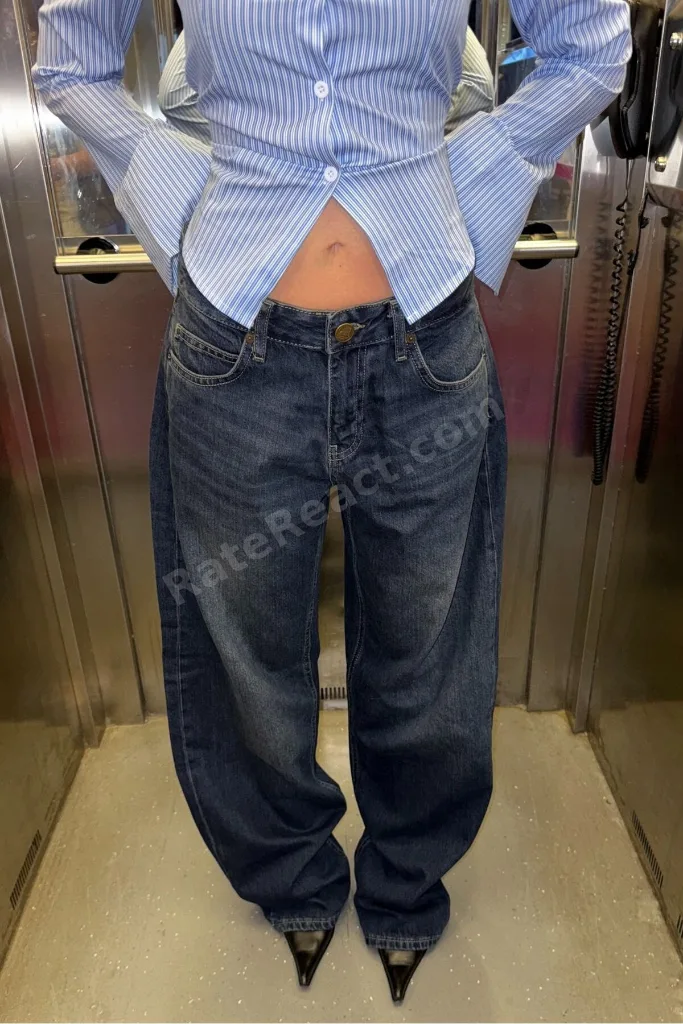 Baggy Fit Barrel Jean
