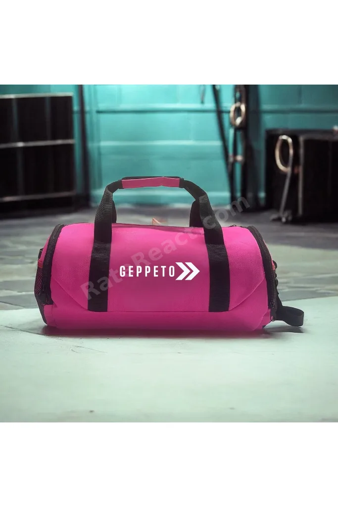 Unisex Fitness Silindir Spor Çantası
