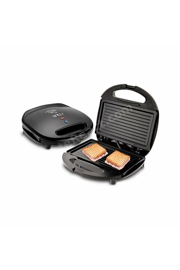MİNİ GRANİT ELEKTRİKLİ TOST MAKİNESİ 2 TOST YAPIŞMAZ YÜZEY 750W SSM-2513 (4887) NemereHome