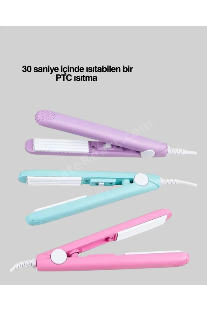 ShopletSell Otomatik Güç Ayarlı, Yaylı Sistemli Kısa Saç Kıvırıcı – Çekmeden ve Kırmadan Şekillendir