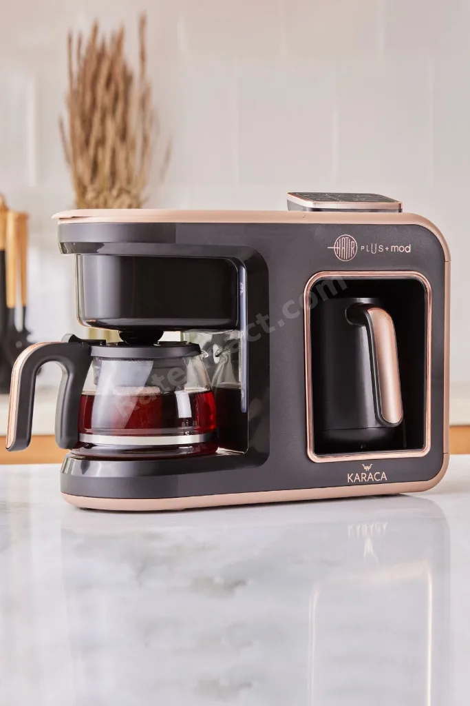 Hatır Plus Mod 5 In 1 Konuşan Kahve Ve Çay Makinesi Rosie Brown