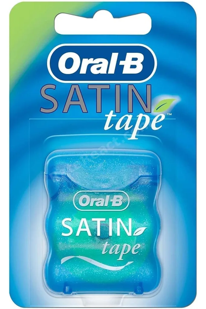TTKTEKNOLOJİ Oral-B diş ipi, 25 m, diş için plak çıkarıcı, taze temiz his, saten benzeri dokulu geni
