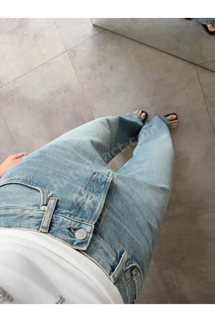 VİNTAGE DÜŞÜK BEL DONNA BAGGY JEAN
