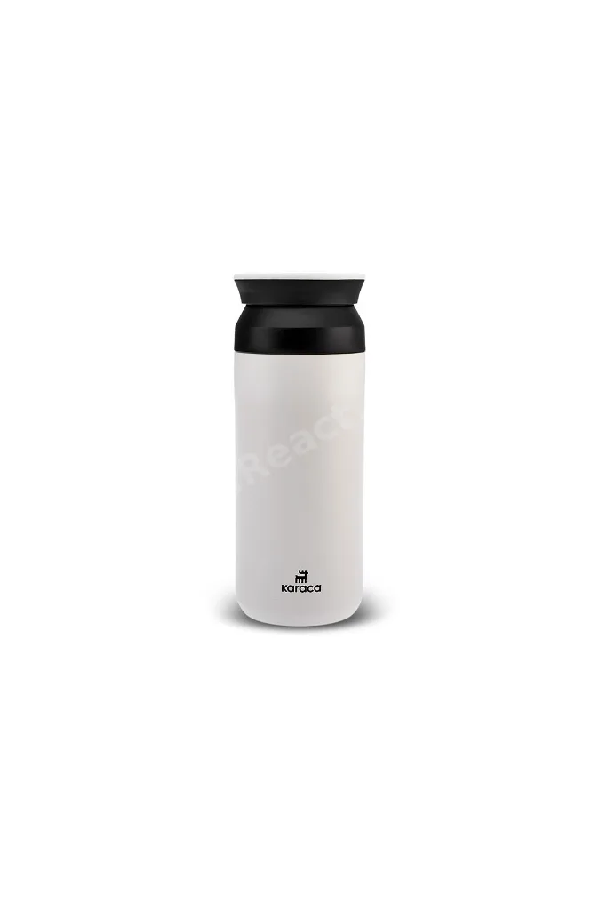 Rainbow Krem Paslanmaz Çelik Termos 350 ml (8 SAATE KADAR SICAK/SOĞUK TUTMA)