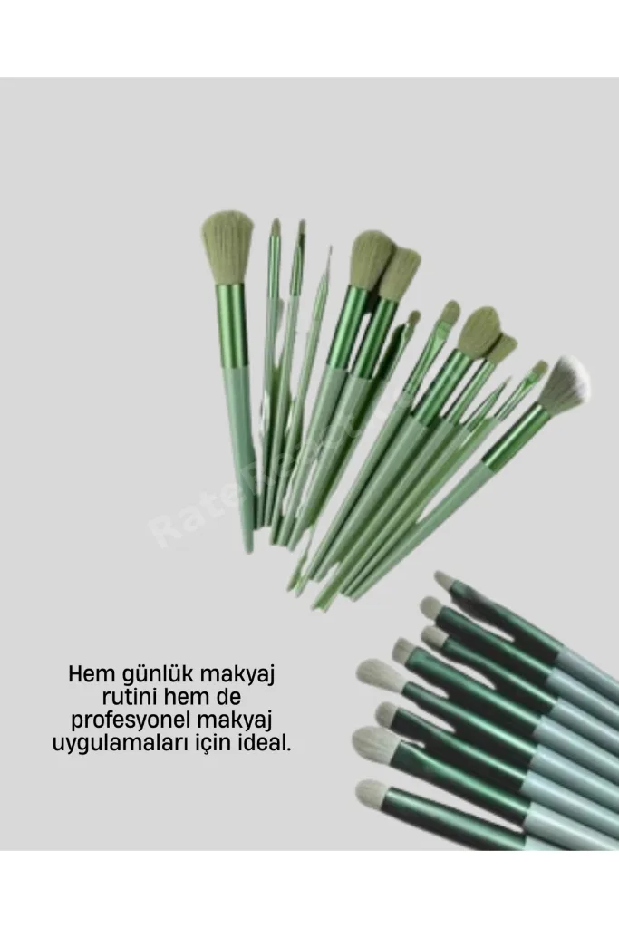 Cilt Dostu Profesyonel Makyaj Fırça Seti Pudra ve Fondöten İçin Uygun